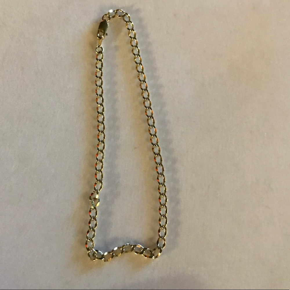 💛Dainty open curb link anklet💛